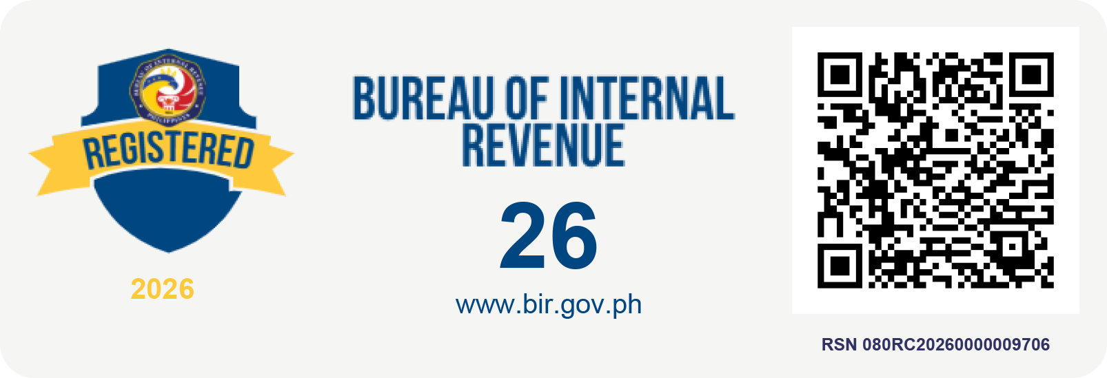 BIR Registered